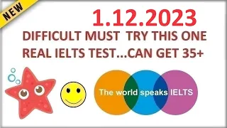 BRITISH COUNCIL IELTS LISTENING TEST 2023 WITH ANSWERS - 1.12.2023