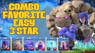 TH 11 WAR ATTACK STRATEGY | GOLEM WITCH BOWLER | GOWIBO | CLASH OF CLANS | COC INDONESIA