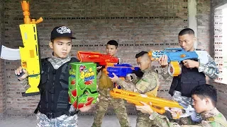 Battle Nerf War: Seller Nerf Guns Robber Group BIG BABOL BATTLE