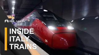 Inside of A High-Speed ITALO TRENO | Italy Trains | Rail Ninja Review