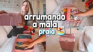 ARRUMANDO MALA PARA A PRAIA 🏖 GUARUJÁ | Shirley Soares