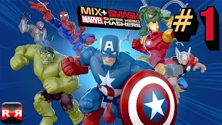 Mix+Smash: Marvel Super Hero Mashers - Hulk and Groot Mix - iOS / Android Gameplay Video