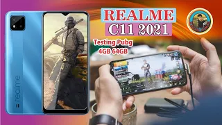 Realme C11 2021 PUBG Mobile Test | Realme C11 2021 Test Game PUBG Mobile | 4GB Ram, Gyro Test