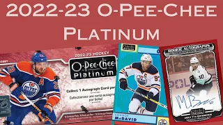 A REPEAT OF LAST YEAR?!? | 2022-24 O-Pee-Chee Platinum Hockey Hobby Box Opening