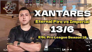 CS2 POV Eternal Fire XANTARES (13/6) vs Imperial (Anubis) ESL Pro League Season 19