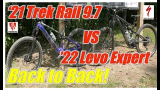 2021 Trek Rail 9.7 vs 2022 Specialized Levo Expert Back to Back