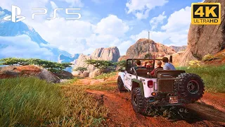 PS5 Searching For Avery Treasure Near A Volcano In Uncharted 4 - Ultra High Graphics Gameplay 4K HDR