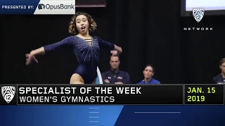 Katelyn Ohashi Pac-12 Specialist of the Week (1-15-19)