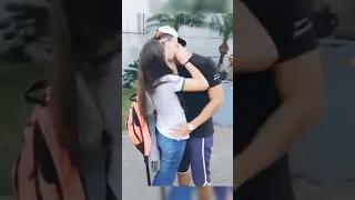 Unique Kissing Prank Kissing Prank Prank Invasion Prank Kiss Kissing Compilation #Shorts