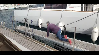 49 Tempête en corse, port d'Ajaccio janvier 2023