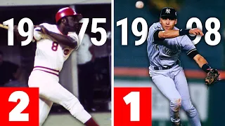 Top 25 GREATEST MLB Teams In HISTORY..