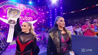 Natalya And Tamina Entrance - Raw July 26 2021