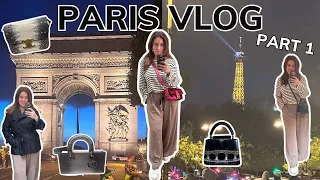 PARIS VLOG PART 1 | Shopping at Louis Vuitton, Dior, Fendi & Celine