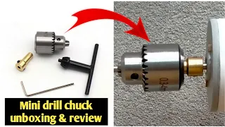 Mini drill chuck unboxing & review || Size 0.3-4 mm || Costly but quality product || #MiniDrillChuck