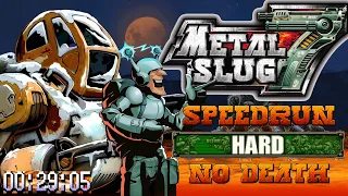 Metal Slug 7 - Full Speedrun HARD No Death [Fio - 29 Mins]