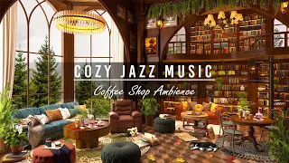 Soft Jazz Instrumental Music ~ Relaxing Jazz Music to Work, Study, Focus ☕ Cozy Coffee Shop Ambience