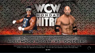 WWE2K22 | Title Match | WCW Monday Nitro 1999 | Goldberg vs Hulk Hogan |