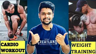 Cardio Workout vs Weight Training for Fat Loss | Tamil | Flying Thamizha