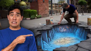 Be careful combining chalk and magic | Best Zach King Tricks - Compilation #40
