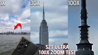 Samsung Galaxy S21 Ultra Camera Zoom Test - 100X Zoom is INSANE