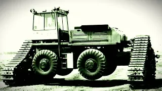ТЭТ-1000 - сумасшедший трактор-гибрид из СССР / Трактора СССР