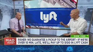 Lyft CEO David Risher goes one-on-one with Jim Cramer