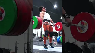 Meso Hassona 🇶🇦 190kg Power Clean + Hang Clean & Jerk Slow Motion! #powerclean #weightlifting