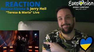 🇺🇦 UKRAINE / REACTION: "Teresa & Maria" by Alyona Alyona & Jerry Heil Live  (Eurovision 2024)