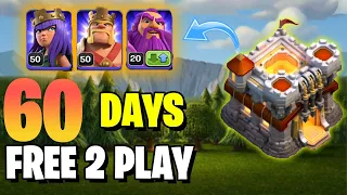 60 DAYS Progress in TH 11 *secret tips* for MAX heros (Clash of Clans)