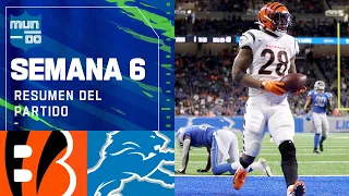 Cincinnati BENGALS vs Detroit LIONS | Semana 6 2021 NFL Game Highlights