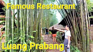 The famous restaurant in Luang Prabang, Bio Bamboo