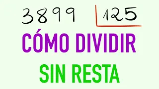 Divisiones de tres cifras sin resta 3899 entre 125