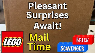 Pleasant surprises await on Lego Minifigure Mail Time!