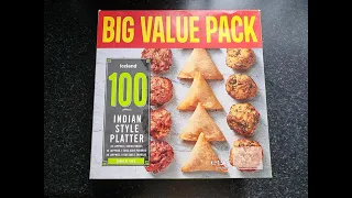 Iceland 100pcs Indian Style Platter with Only Fools And Horses Chilli Sauce off the back of a van