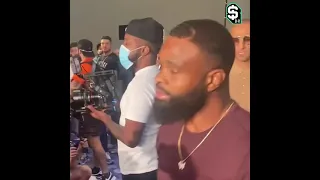 Tyron Woodley almost fights Jake Paul’s team