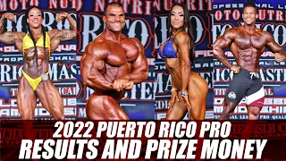 2022 Puerto Rico Pro Results and Prize Money