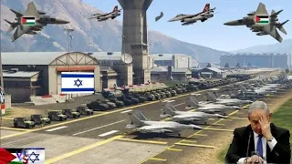Israeli Military Base was Badly Destroyed by Palestinian Fighter Jets - Israel Palestine War - GTA 5