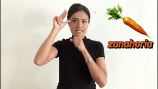 Las verduras Lengua de señas mexicana #lsm , #verduras