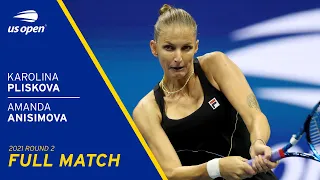 Karolina Pliskova vs Amanda Anisimova Full Match | 2021 US Open Round 2