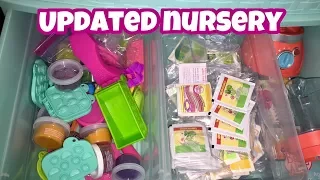 Updated nursery organization tour how We organize our accessories