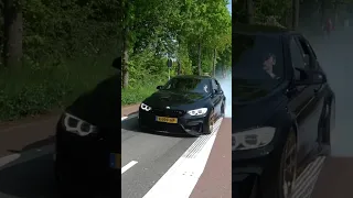 INSANE BMW M3 F80 BURNOUT!