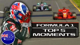 Top 5 Moments From The 2018 F1 Australian Grand Prix