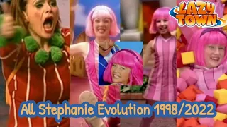 LazyTown | All Stephanie Evolution 1998-2022