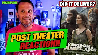 Kingdom of the Planet of the Apes Out of Theater REACTION!