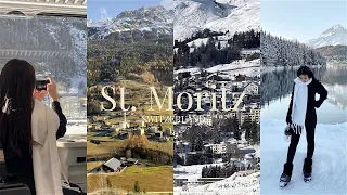 vlog | Bernina Express scenic train to St. Moritz, Switzerland