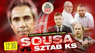 PAULO SOUSA VS SZTAB KS - BOREK, KOWAL, POL I WAWRZYNIAK - KONFERENCJA NOWEGO TRENERA + STUDIO