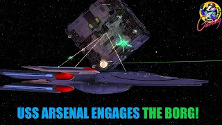 Arsenal Class VS Tactical Cube GLADIATOR Launched - Star Trek Ship Battles - Bridge Commander