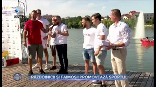 Stirile Kanal D (19.08.2021) - Reintalnire incendiara! Razboinicii si Faimosii promoveaza sportul!