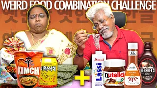 KOREAN + INDIAN Snacks 🤢😱 | Weird Food Combinations Challenge!