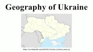 Geography of Ukraine